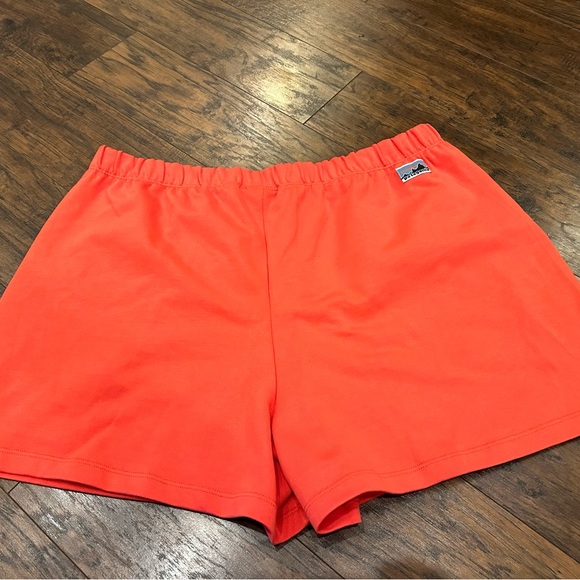 NWT WOMENS PATAGONIA Regenerative Organic Certified French Terry Shorts Pimento - Picture 6 of 10